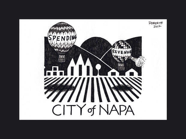 Editorial Cartoon: Napa budget